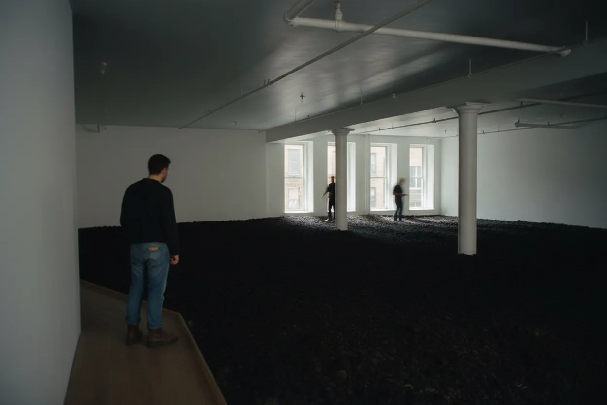 Cover scene for The New York Earth Room in SoHo for a Quiet Dirt-Floor Art Detour Before Dinner