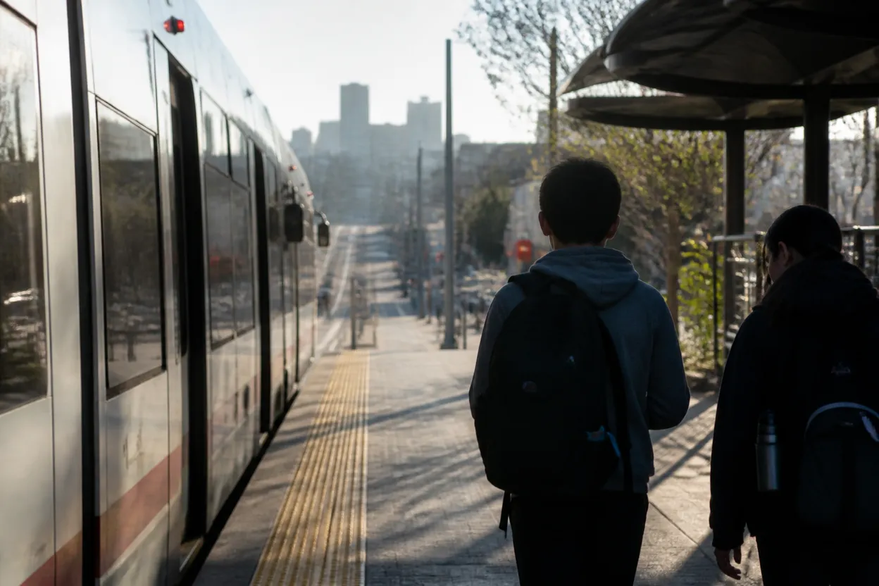 Practical city scene for américa - san diego fc: The San Francisco Source-Checking Route