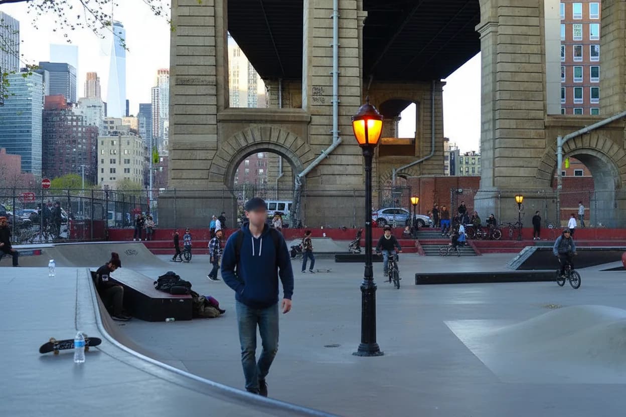 NYC experience scene for Paddleball at Hamilton Fish Park for LES Friends Who Want a Free Game