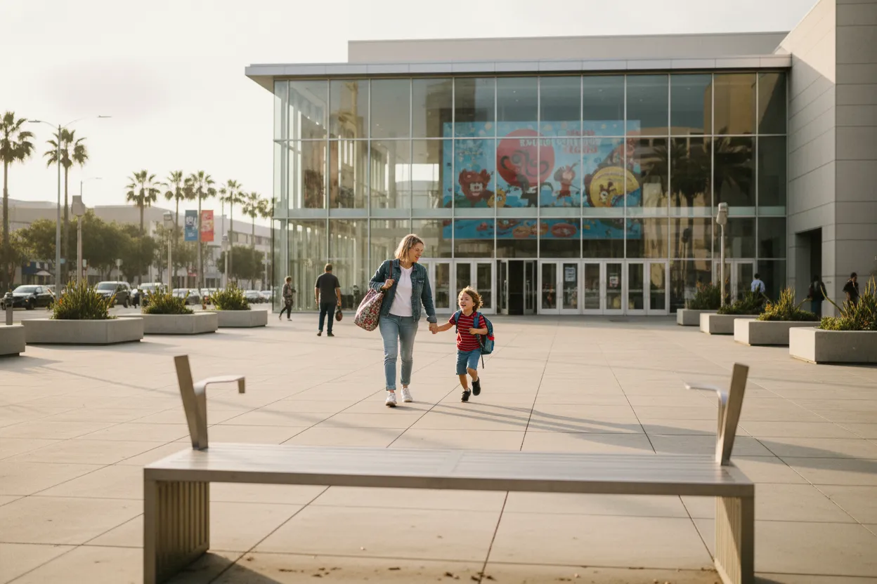 Practical city scene for LA Kids Movies Guide for Family Theater Afternoons
