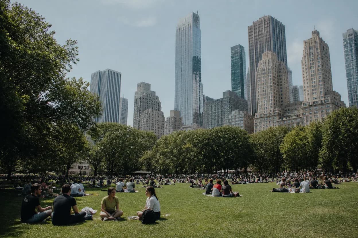 Realistic city scene for lonnie walker: A NYC Learning and Research Route