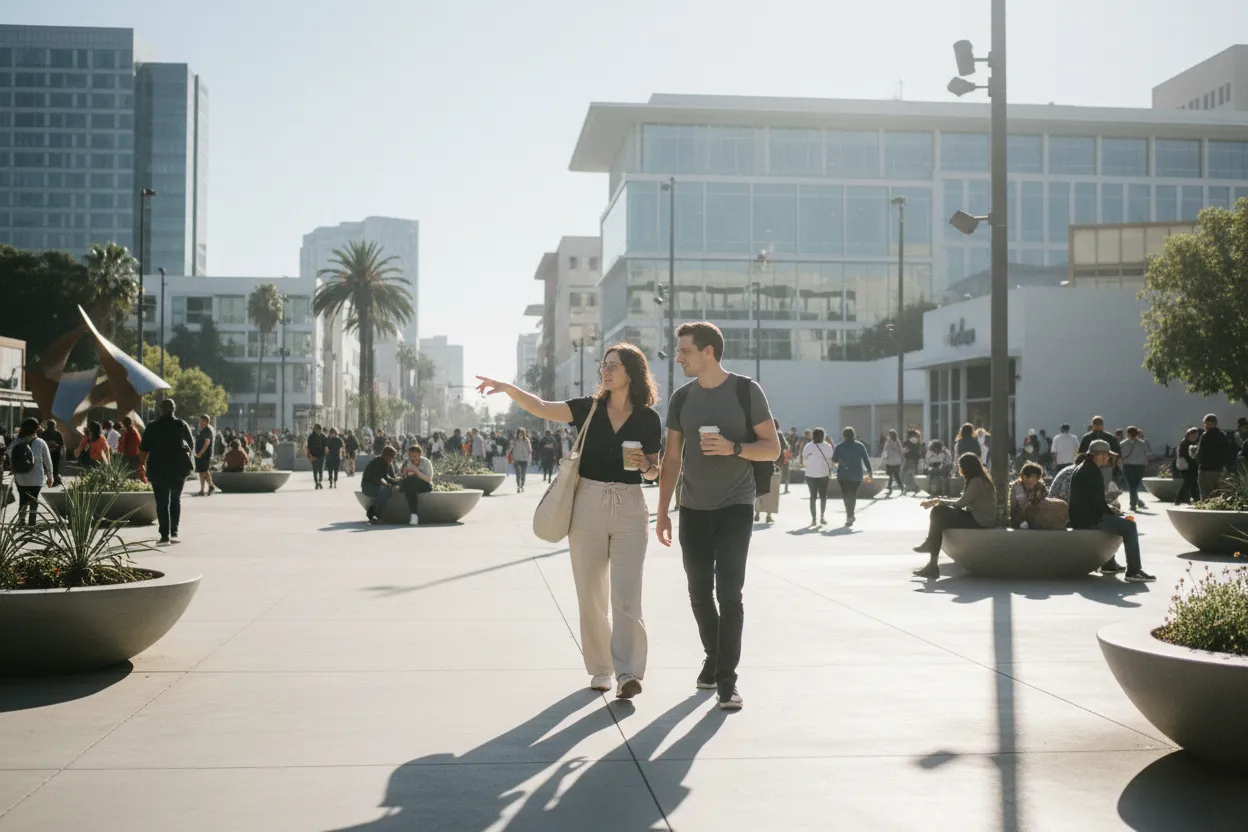 Practical city scene for LA Things to Do This Weekend Without Overplanning