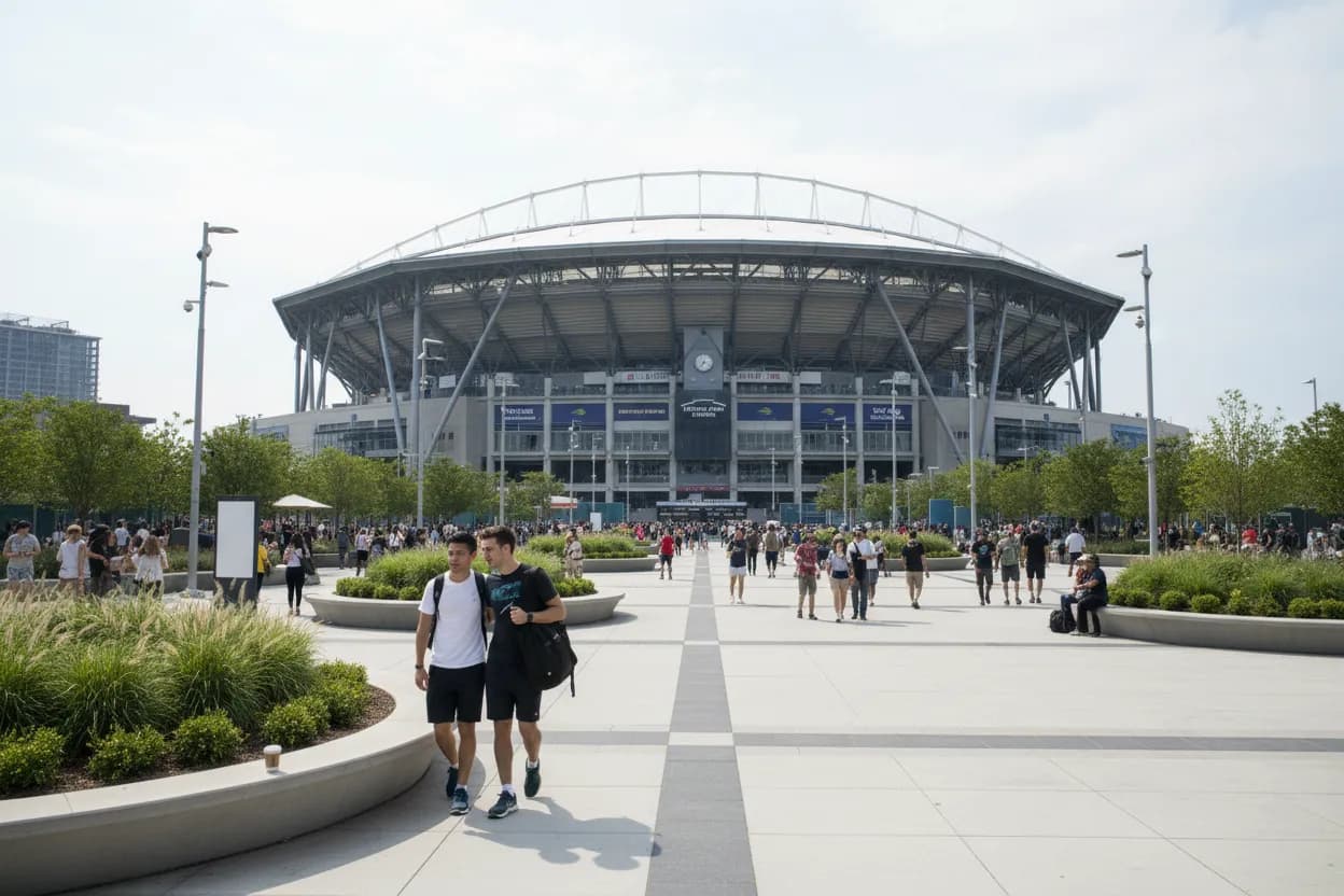 Realistic NYC scene for US Open Fan Week NYC Guide for Tennis Day Trips