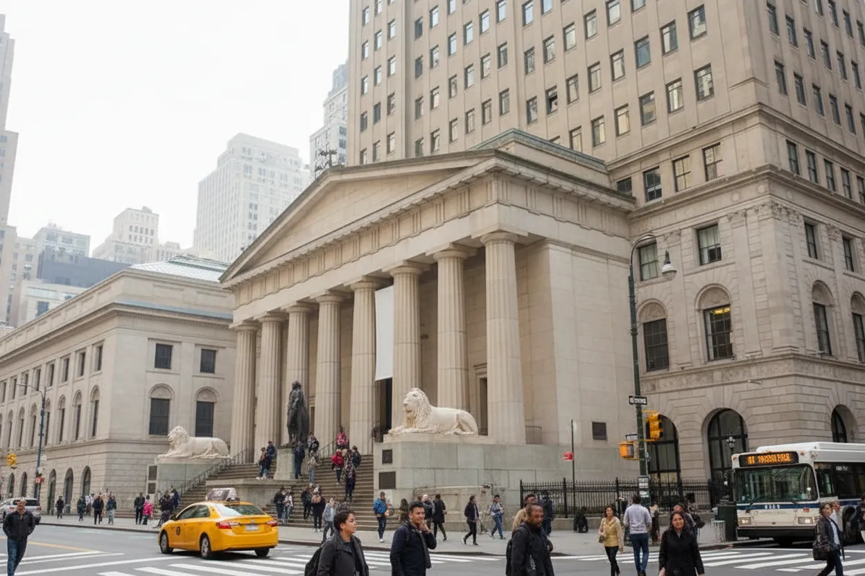New York City experience scene for mitch mcconnell Verification Plan At NYPL Federal Documents Room