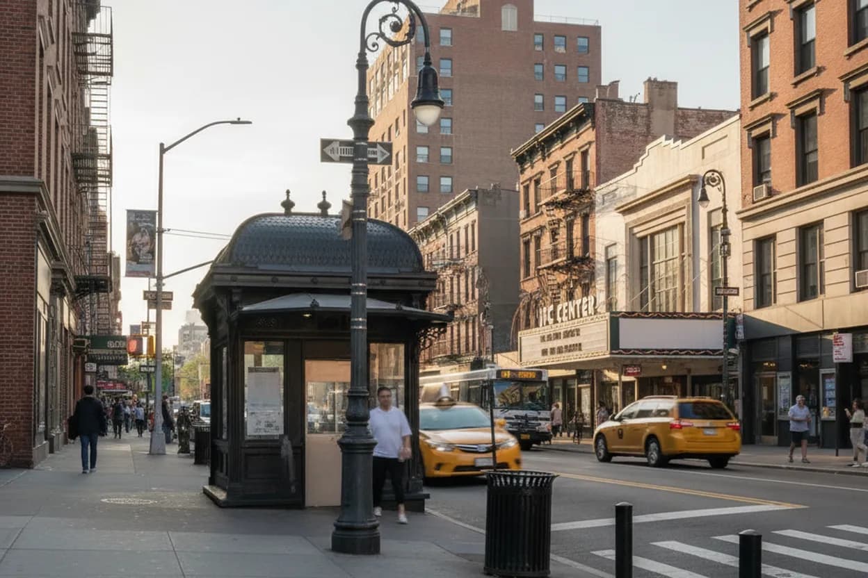 New York City experience scene for The Last House NYC Movie Night and Transit Plan
