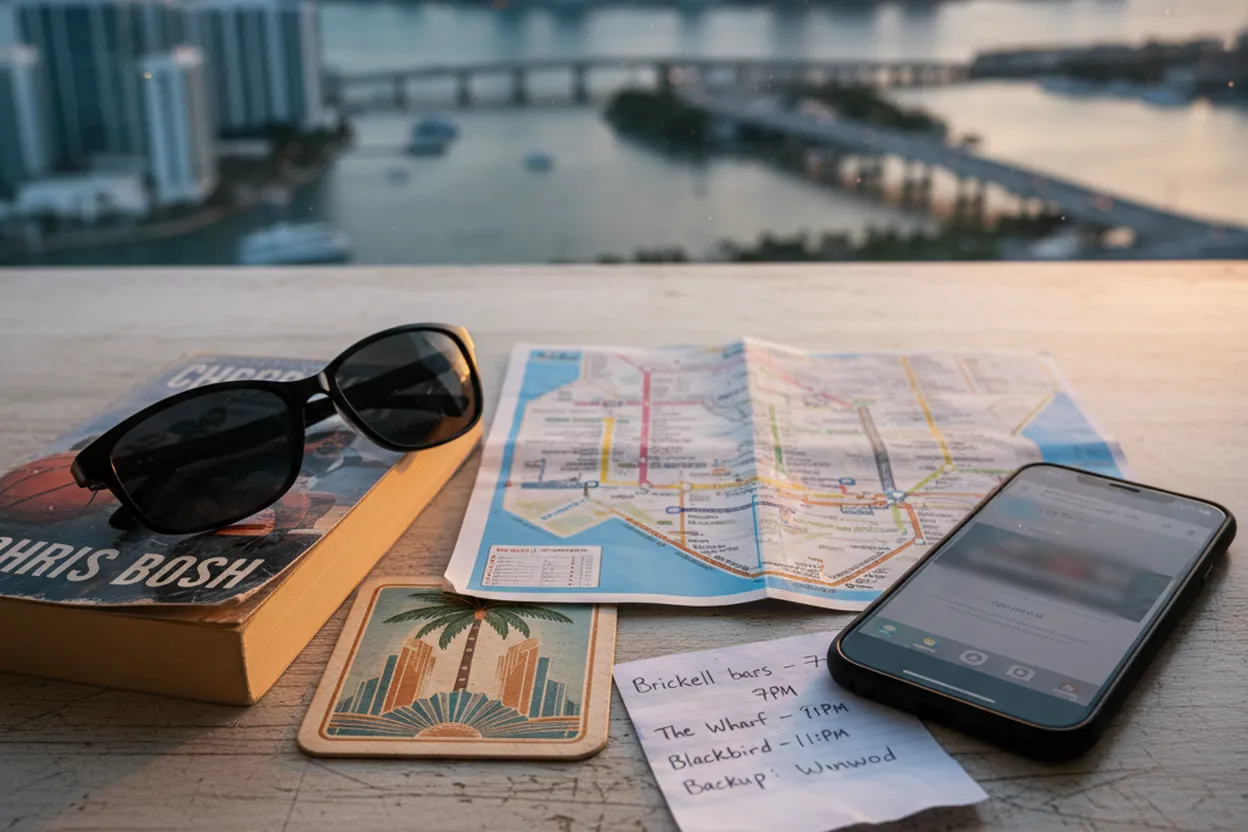 Realistic city scene for chris bosh: A Miami Night Out With Backups