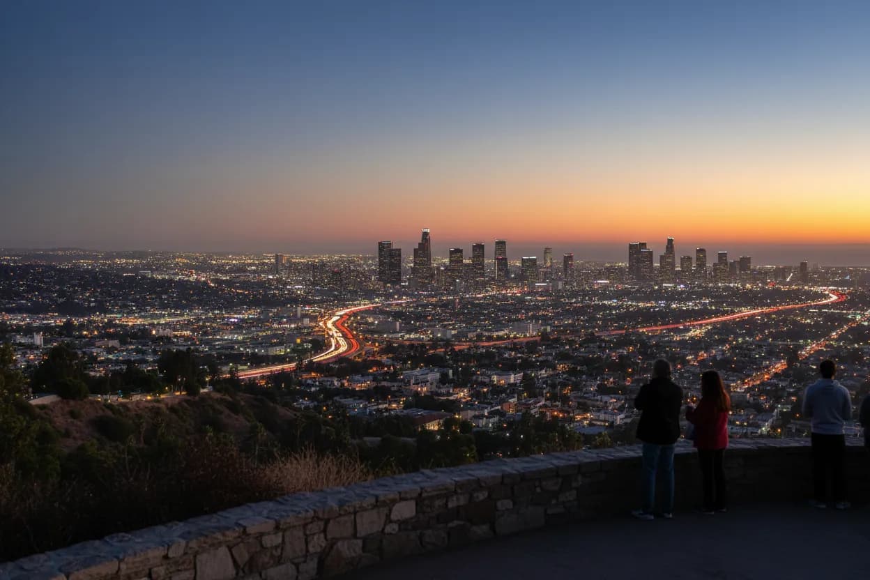 Realistic city scene for big sur fire: A Flexible Los Angeles Weekend Plan