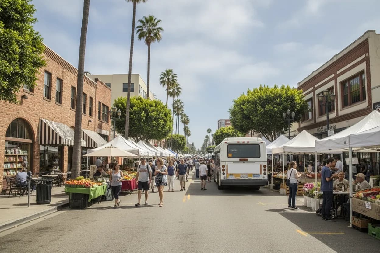 Cover scene for Martha Stewart LA Brunch Markets and Cooking Stops