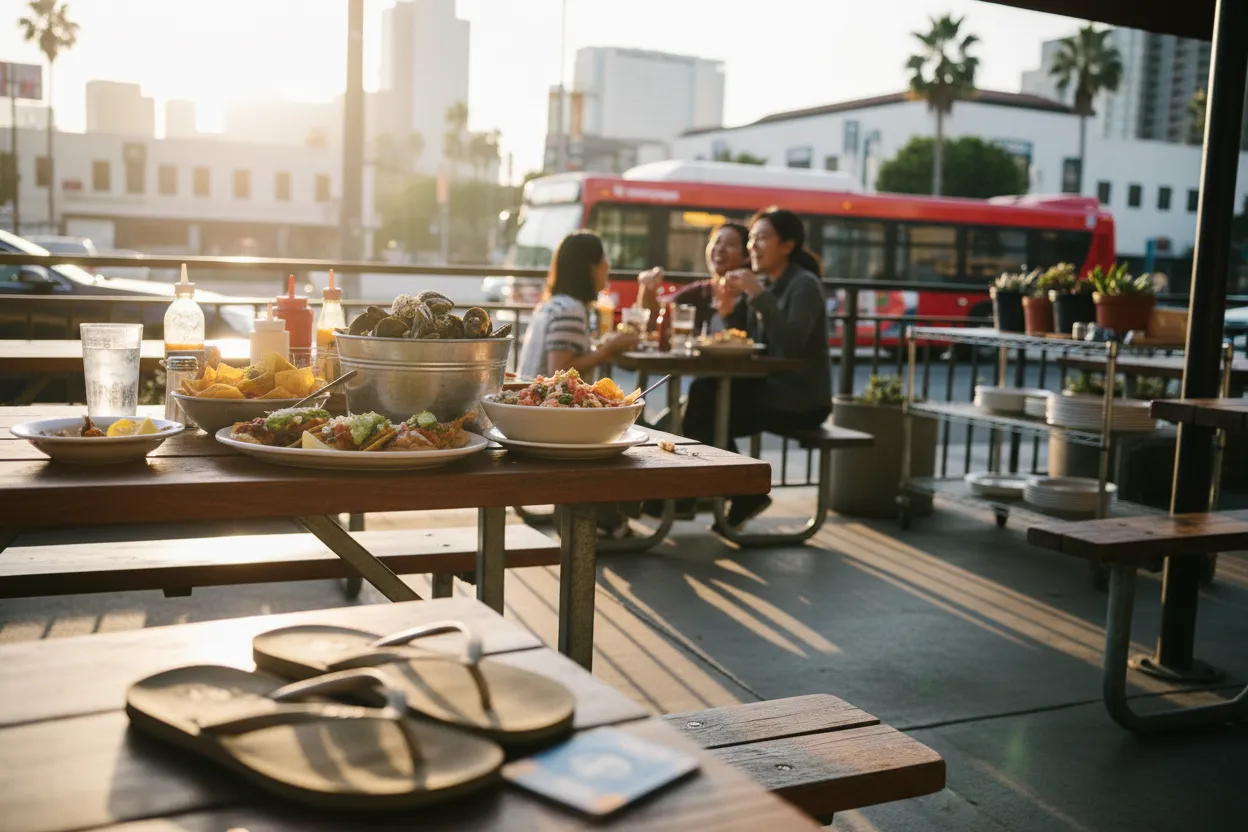Local detail for LA Seafood Near Me from Beach Days to Date Nights