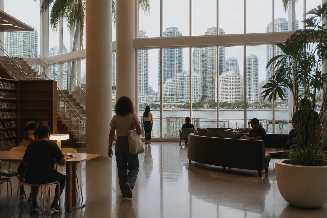 Miami experience scene for joe felz Miami Library Night For Public Record Checks