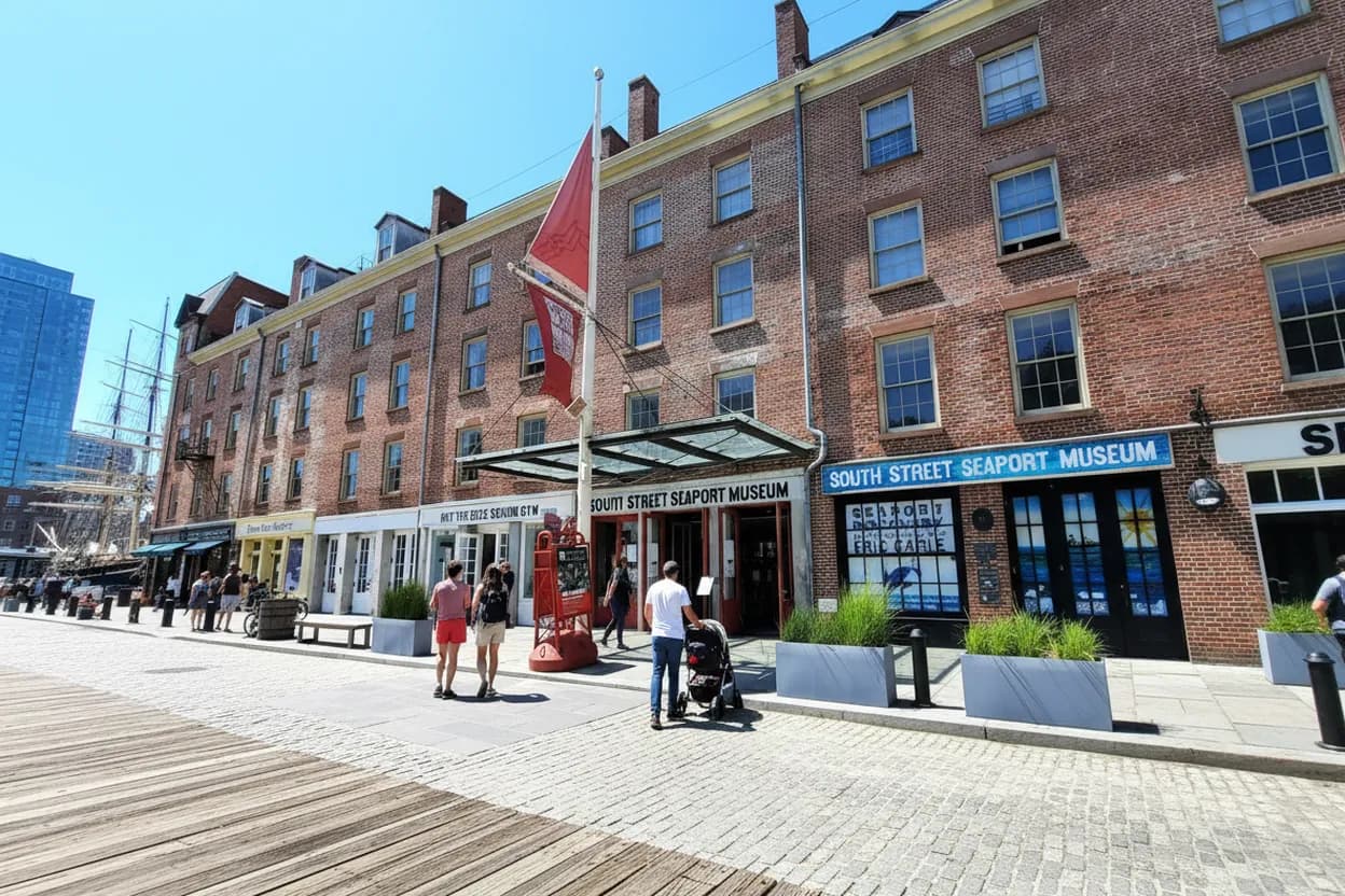 Cover scene for South Street Seaport Museum Gallery Stop Before a Waterfront Walk