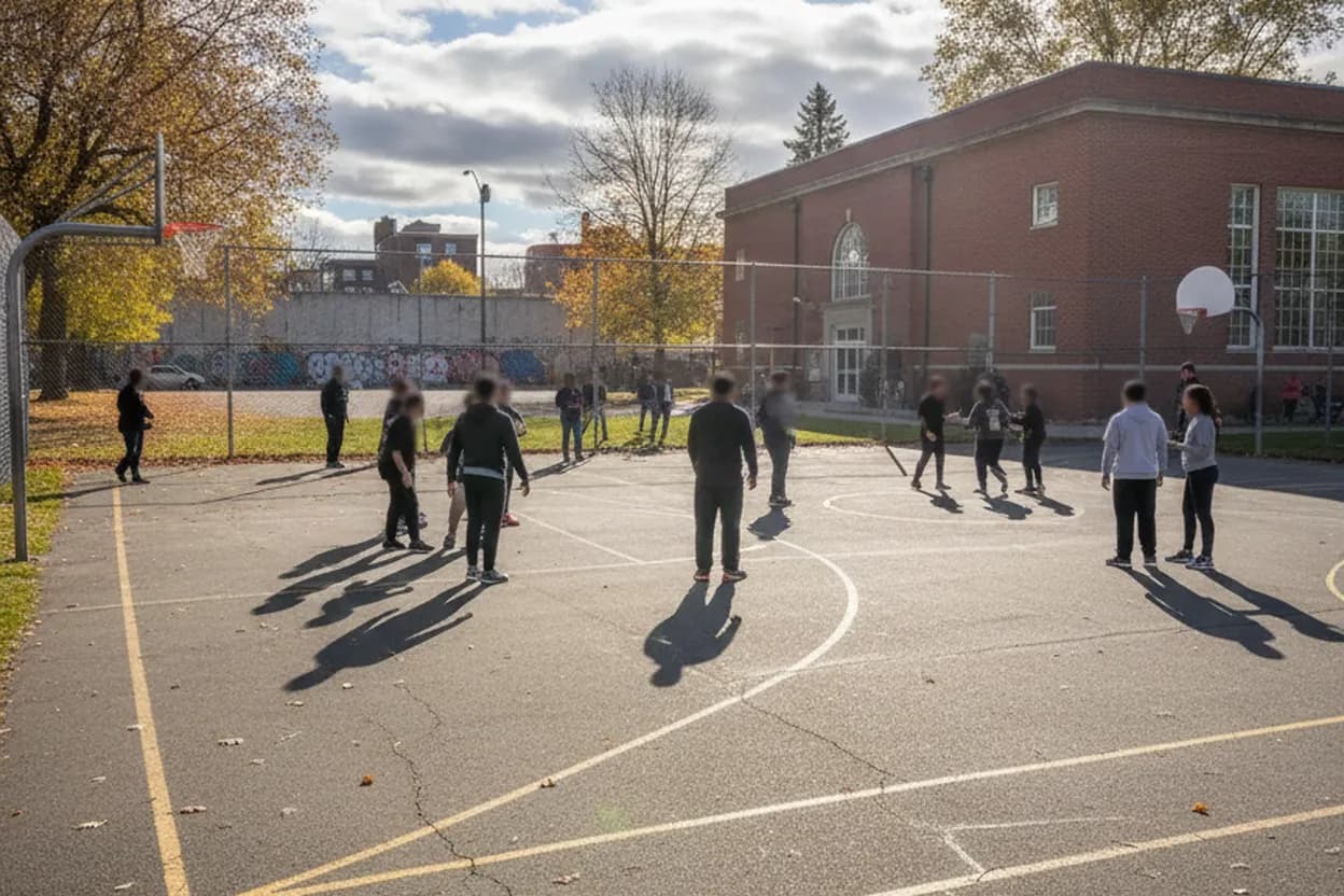 Cover scene for Cromwell Recreation Center Courts for a Staten Island Pickup Game With Kids Nearby