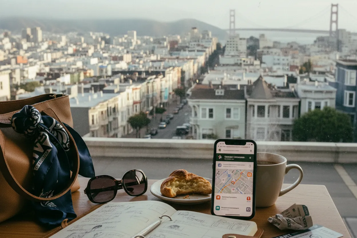 Realistic city scene for devil wears prada 2: San Francisco Weekend Plan With Smart Backups