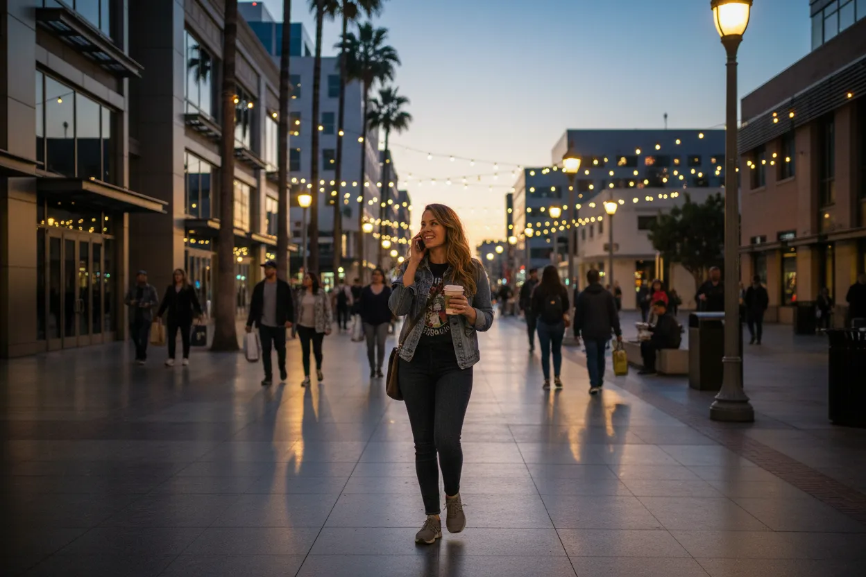 Practical city scene for LA Things to Do Near Me When Friends Visit