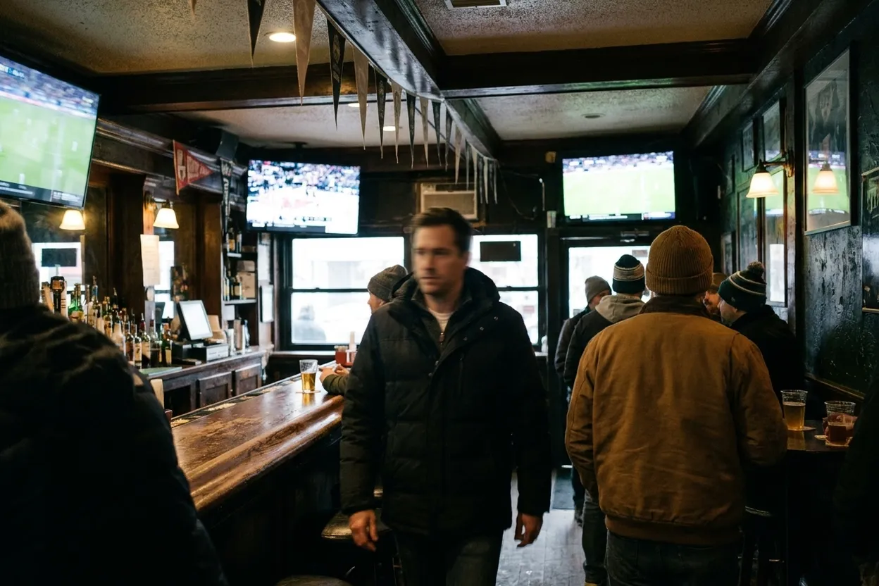 NYC experience scene for Catching a Wrexham AFC Match in NYC: Where to Watch and Celebrate, Inspired by ryan reynolds