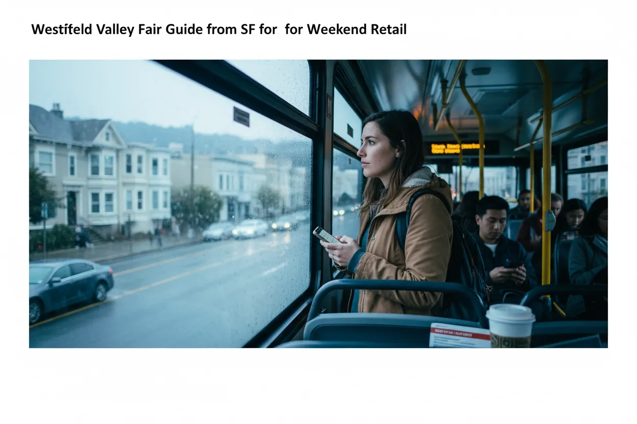Practical city scene for Westfield Valley Fair Guide from SF for Weekend Retail