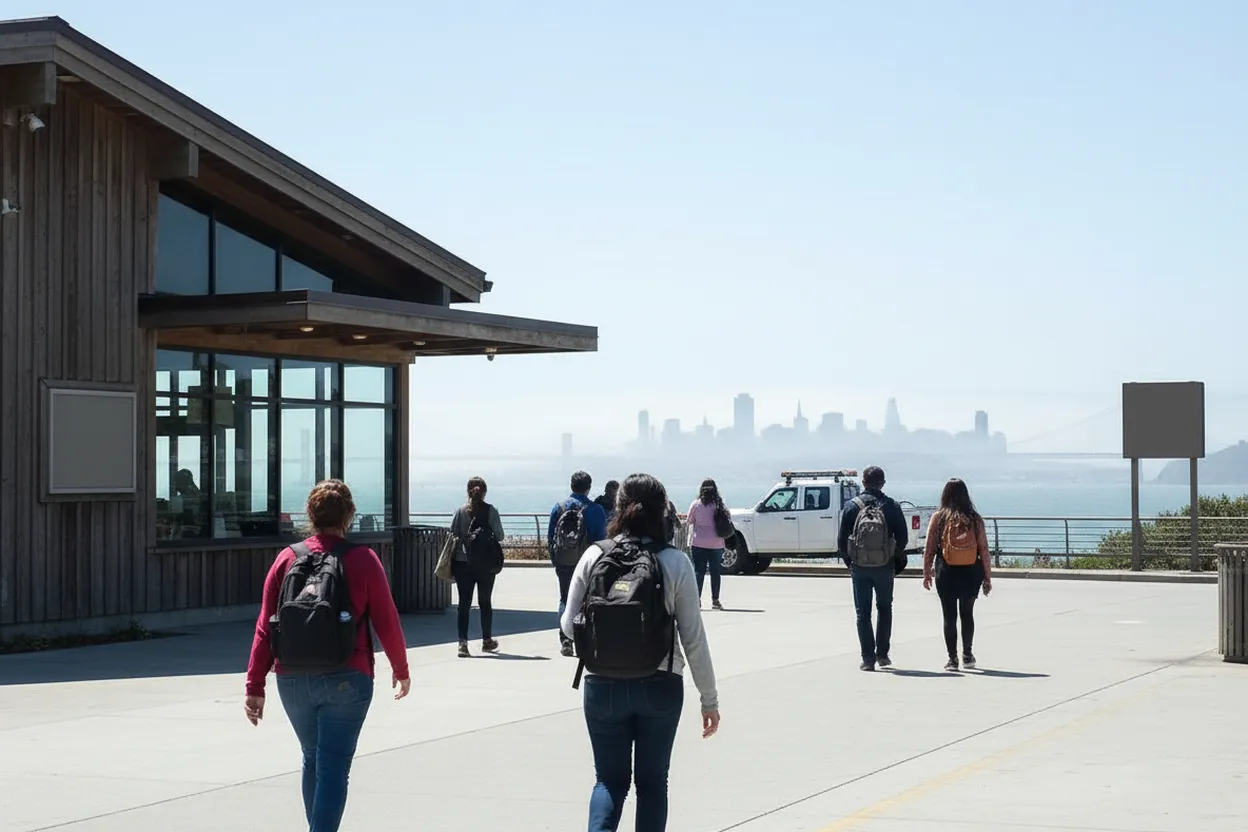 San Francisco experience scene for clay holmes Weekend Ferry And Headlands Route From SF