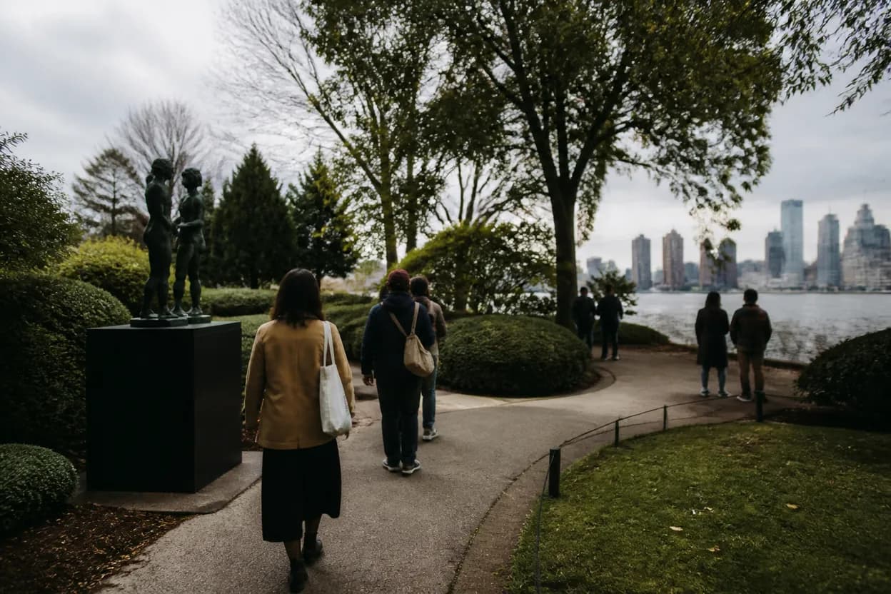 New York City experience scene for NYC's Turbine Blade: Discovering Public Art Installations in the City