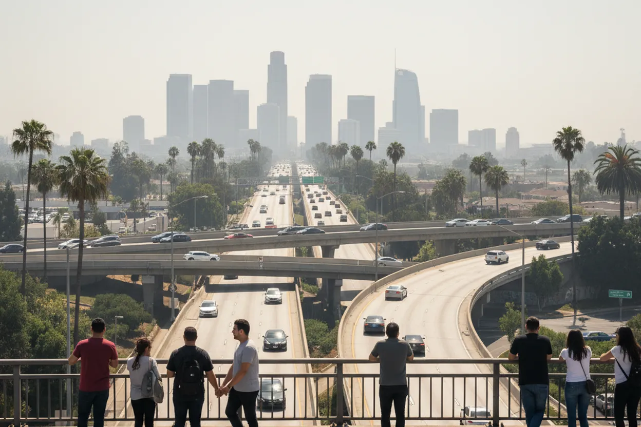 Realistic city scene for bradley cooper: Los Angeles Weekend Plan With Smart Backups