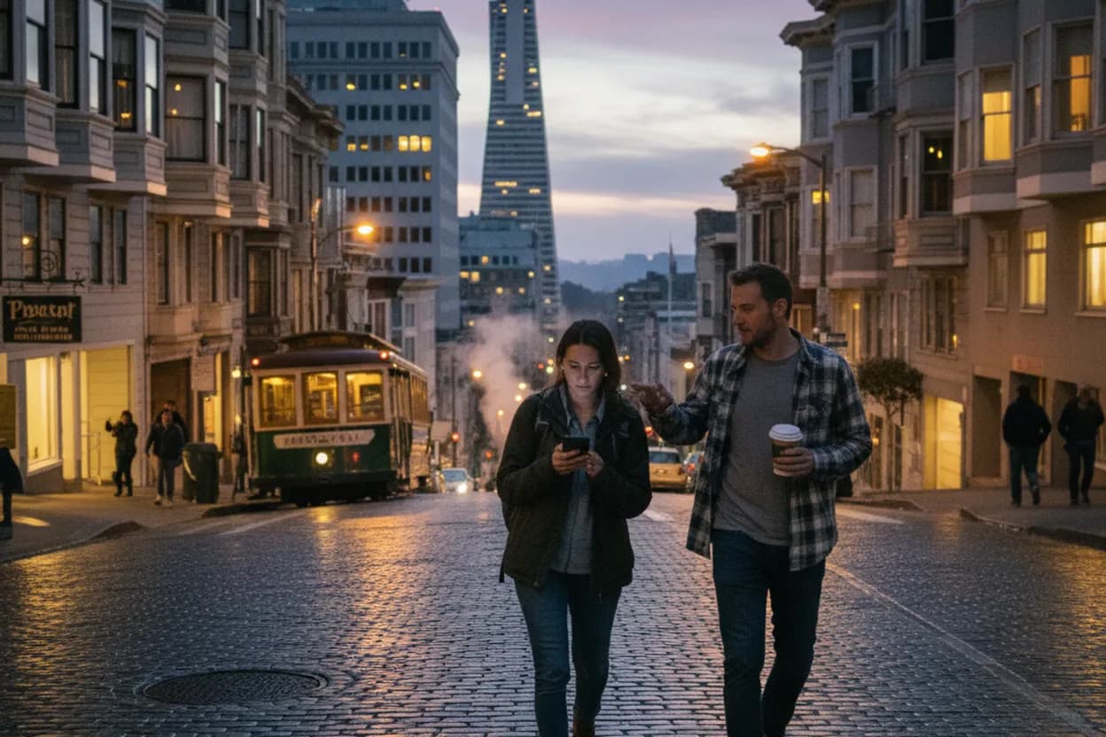 Practical city scene for rockefeller university arginine research: A San Francisco Night Out With Backups
