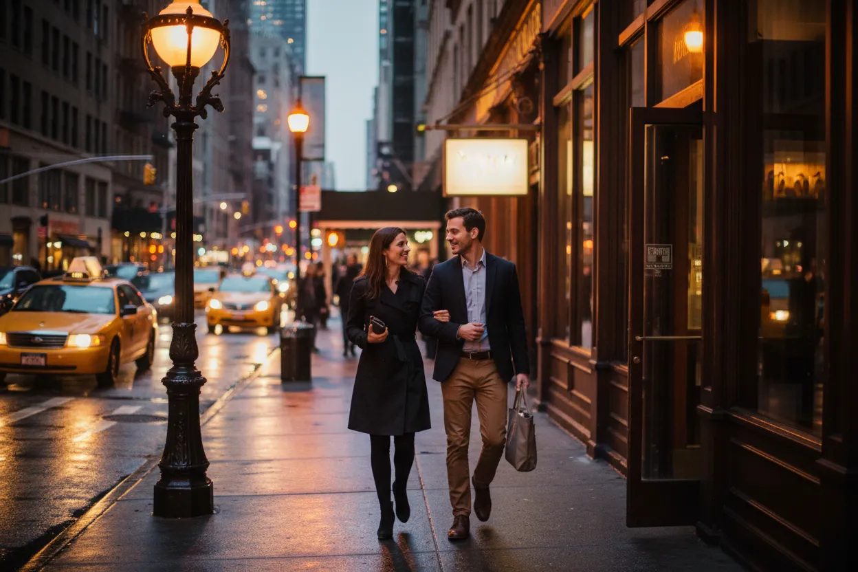 Practical city scene for Monkey Bar NYC Guide for Midtown Dinner and Drinks