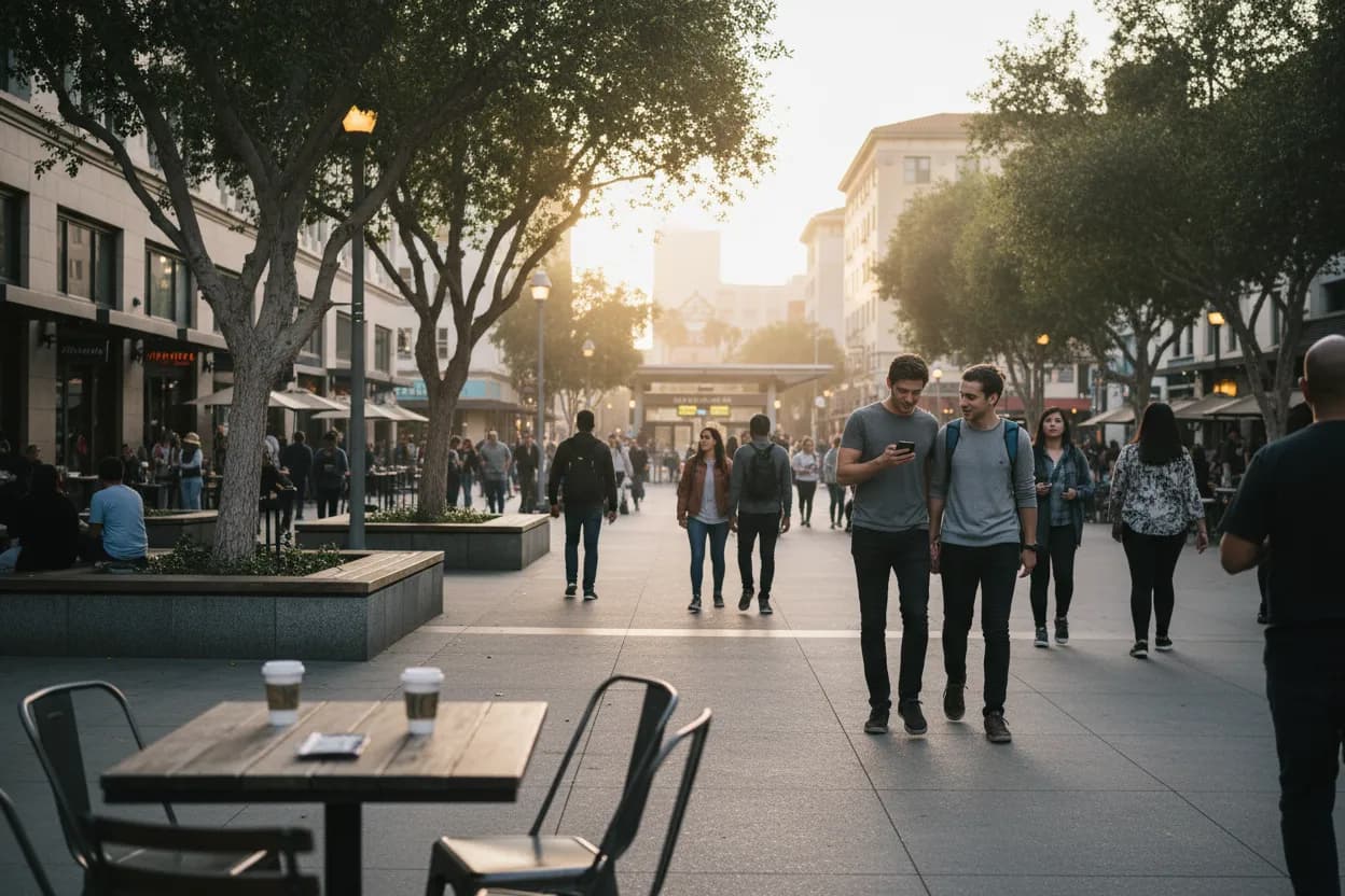 Practical city scene for LA Food Guide for Group Dinners Without Decision Fatigue