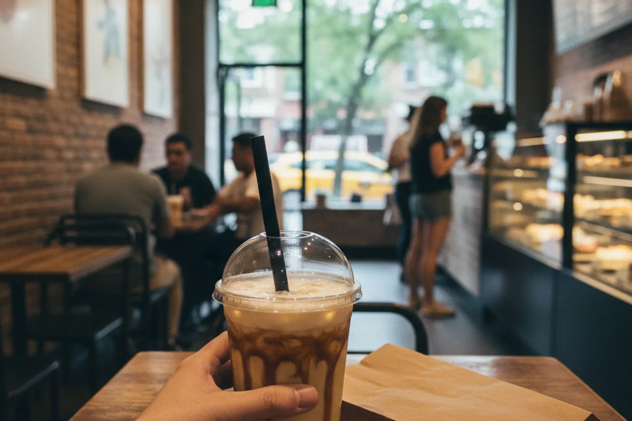 NYC experience scene for Julieat's in Forest Hills: Macarons and Boba After a Long School Errand