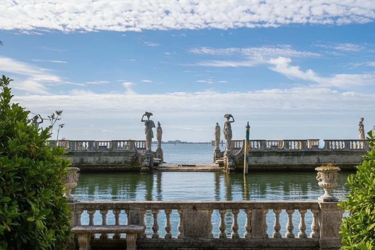 Cover scene for scott eastwood Film Backdrop Walk Through Vizcaya Miami