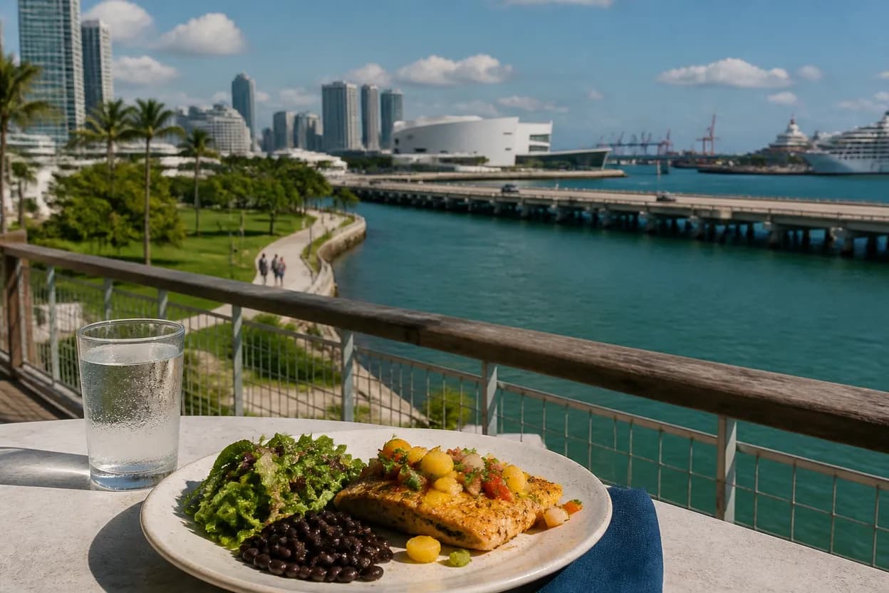 Realistic city scene for pradeep rawat: Unexpected Miami Stops for Curious Locals