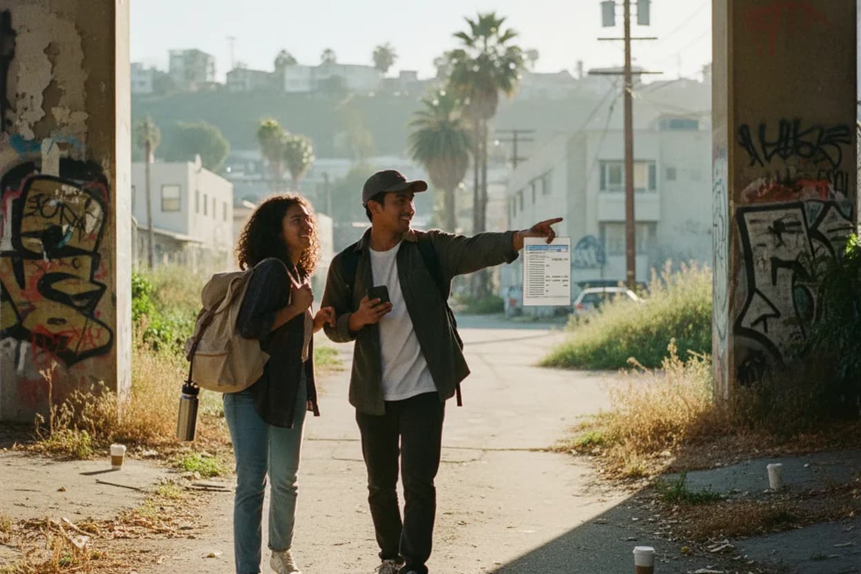 Practical city scene for spider man movies in order: Hidden Los Angeles Culture Worth a Detour