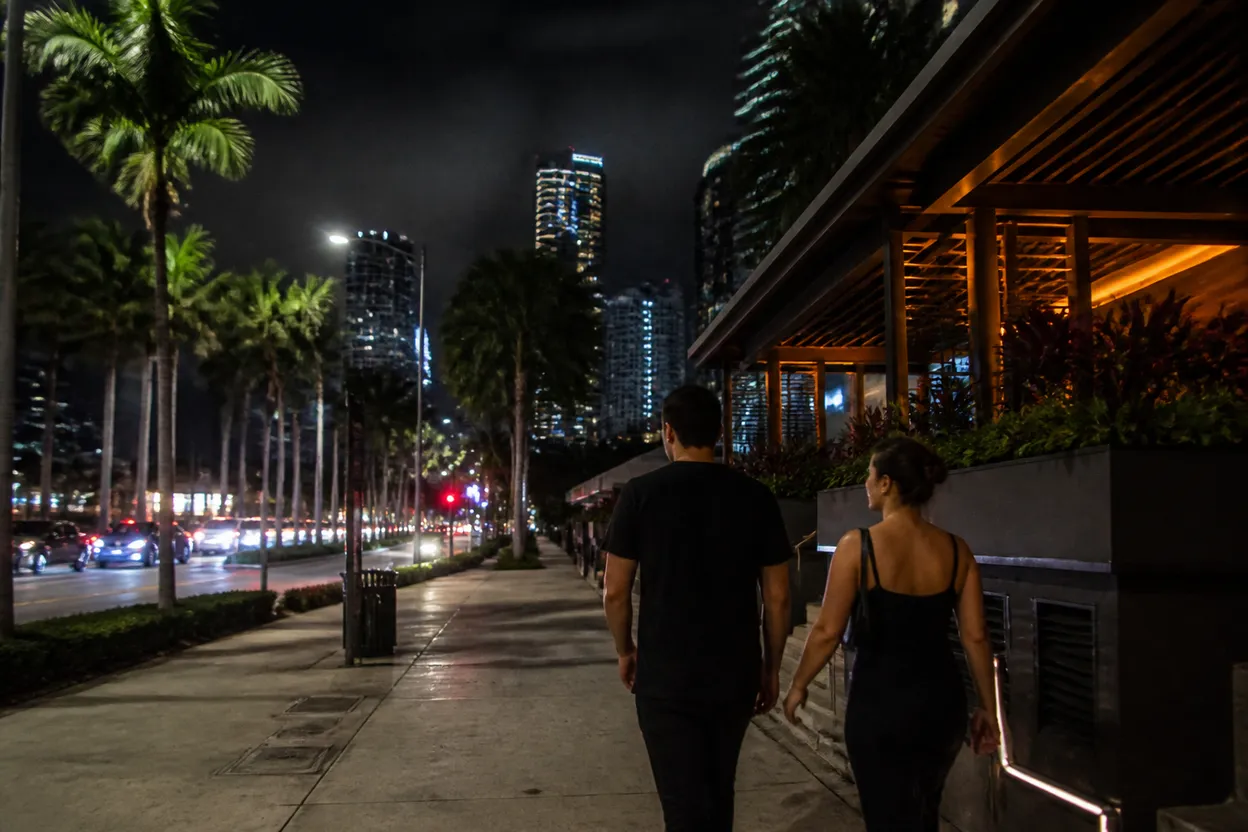 Practical city scene for harry jowsey: Where Miami Can Talk Without Shouting