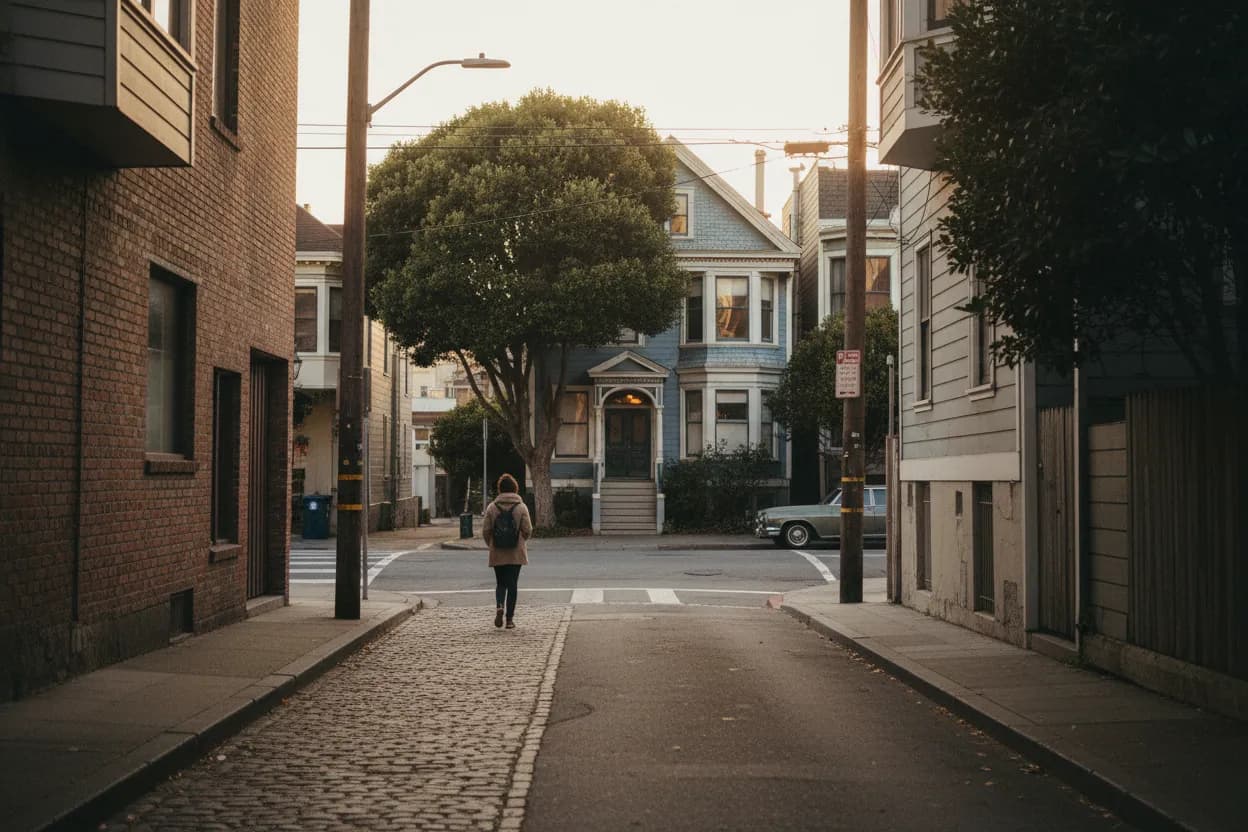 Practical city scene for the last house: A Quieter San Francisco Culture Route