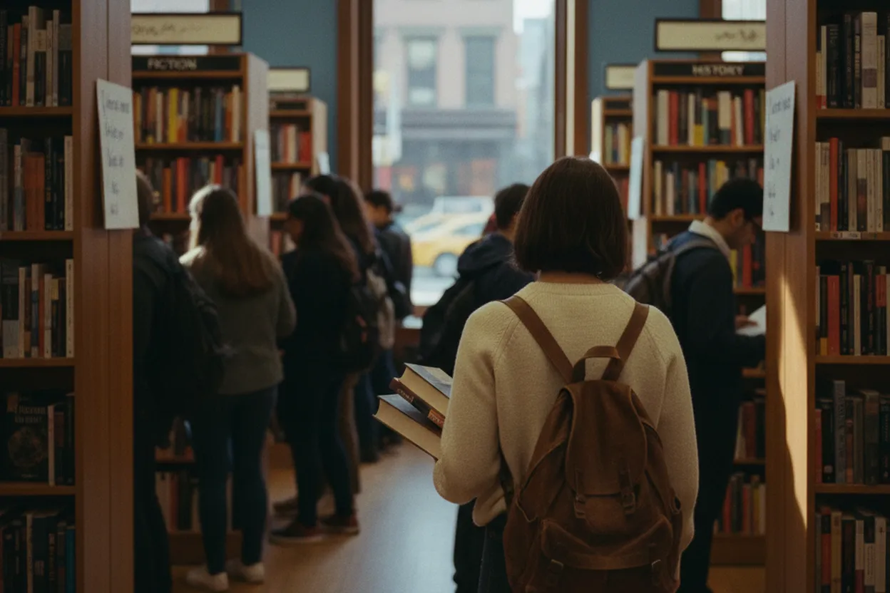NYC experience scene for Erin Murphy's NYC: Where to Find Her Published Works and Talks