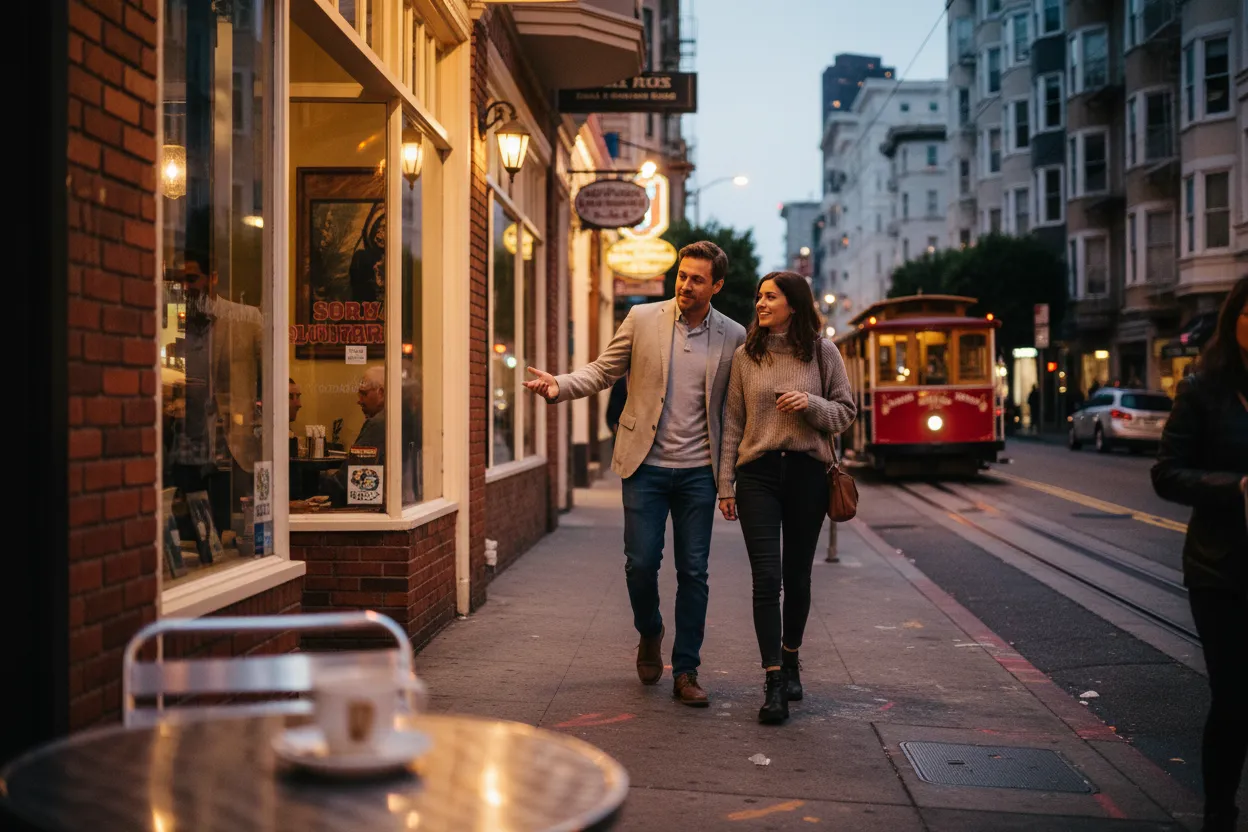 Practical city scene for SF Restaurants Near Me: Best Areas for Every Craving