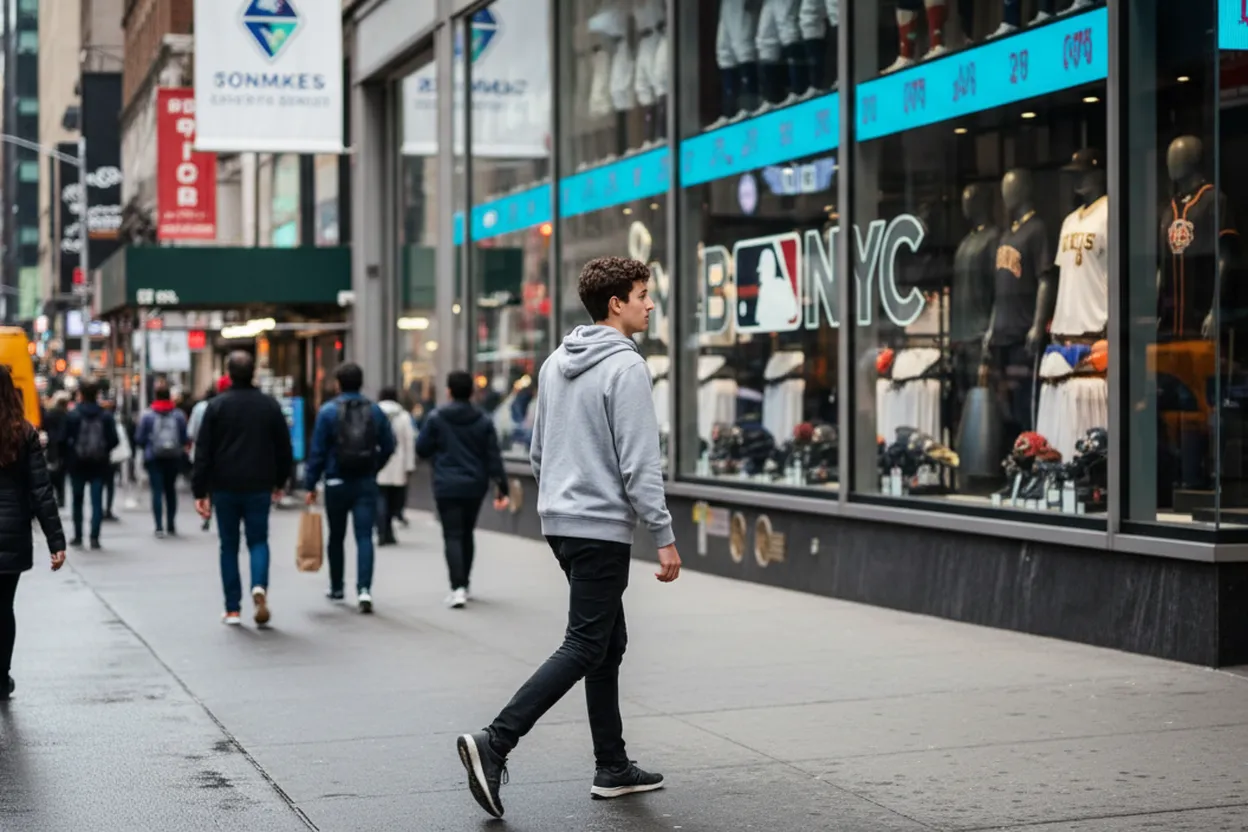 NYC experience scene for NYC Baseball Memorabilia Stores: Collecting Blue Jays vs Red Sox History