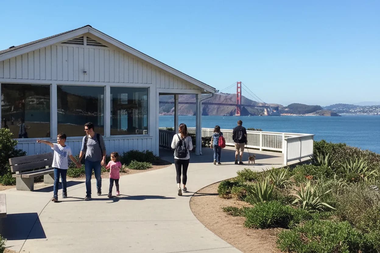 San Francisco experience scene for Learn About jackie bald eagle anemia at SF Wildlife Centers