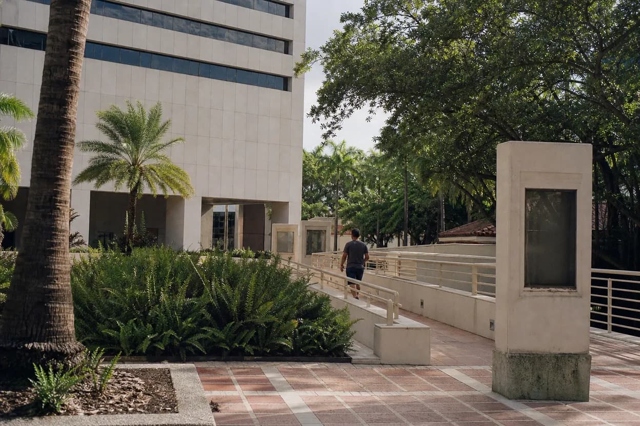 Editorial detail for u.s. department of homeland security Verification Route in Downtown Miami