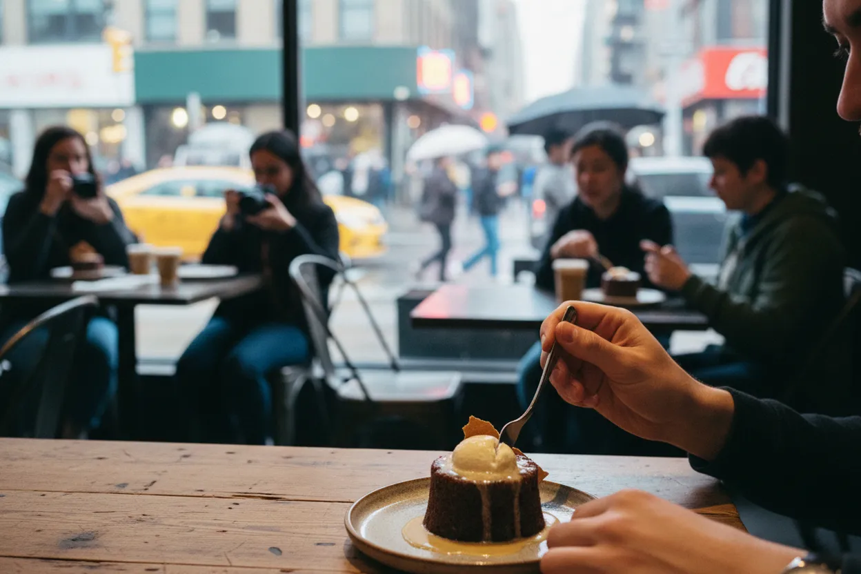 NYC experience scene for Spot Dessert Bar Flushing: Shareable Sweets When Dinner Leaves No Consensus