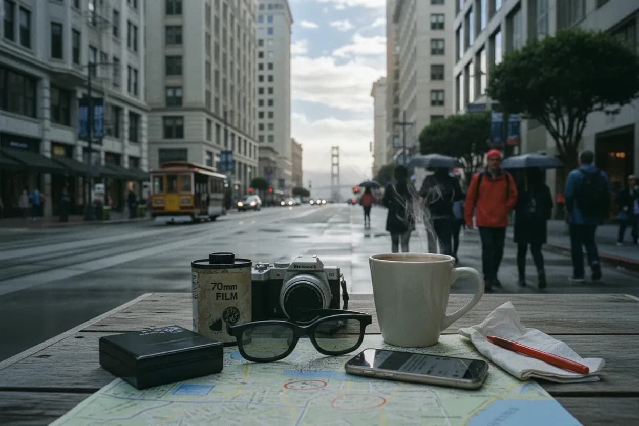 Realistic San Francisco scene for San Francisco IMAX Guide for 70mm Movie Fans