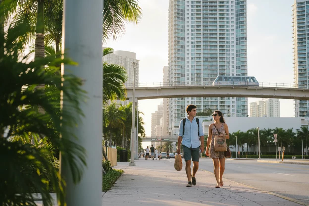 Practical city scene for Miami Chipotle Near Me Before Flights and Events