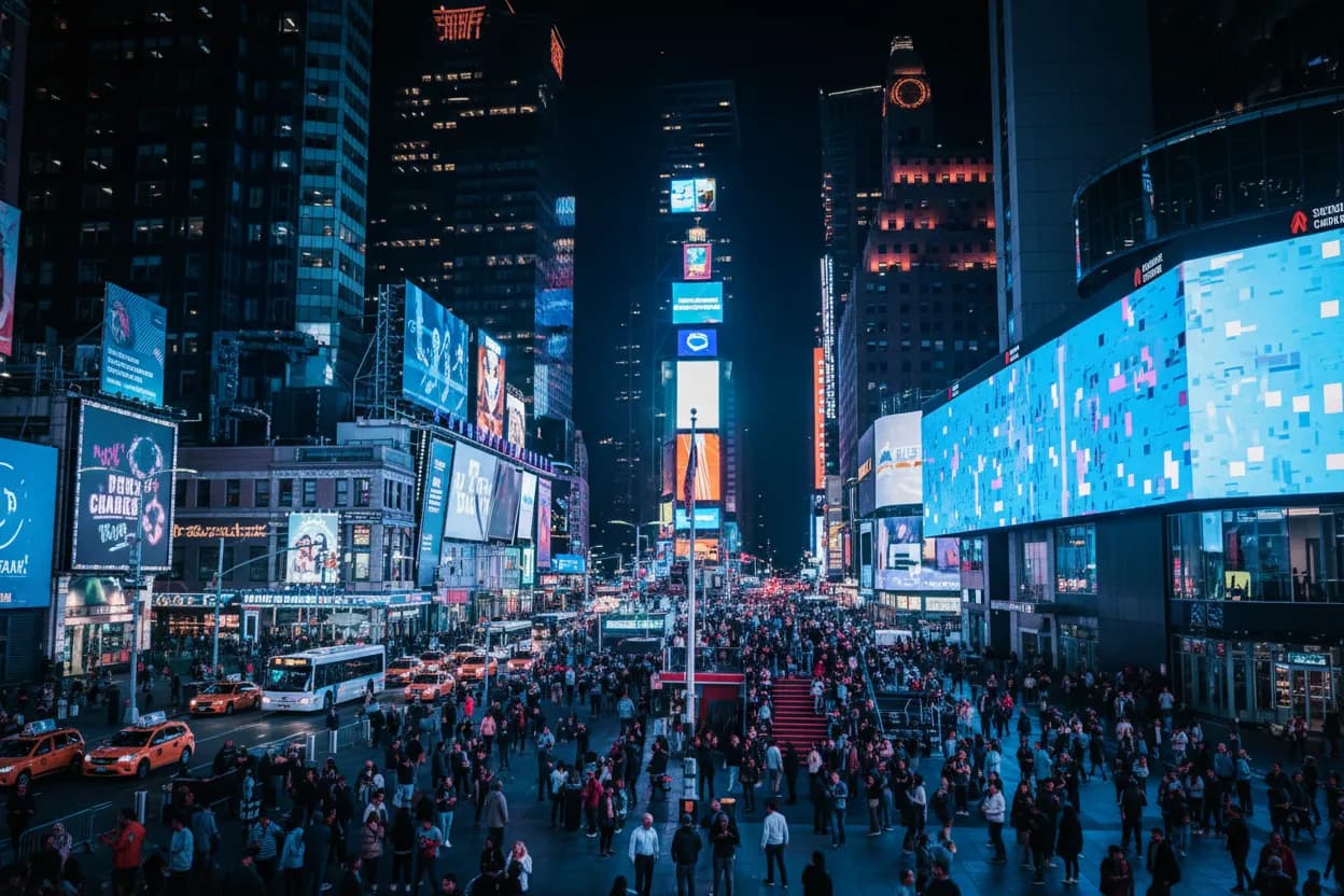 Realistic city scene for america's got talent judges' callbacks 2: A Free NYC Day With Backups