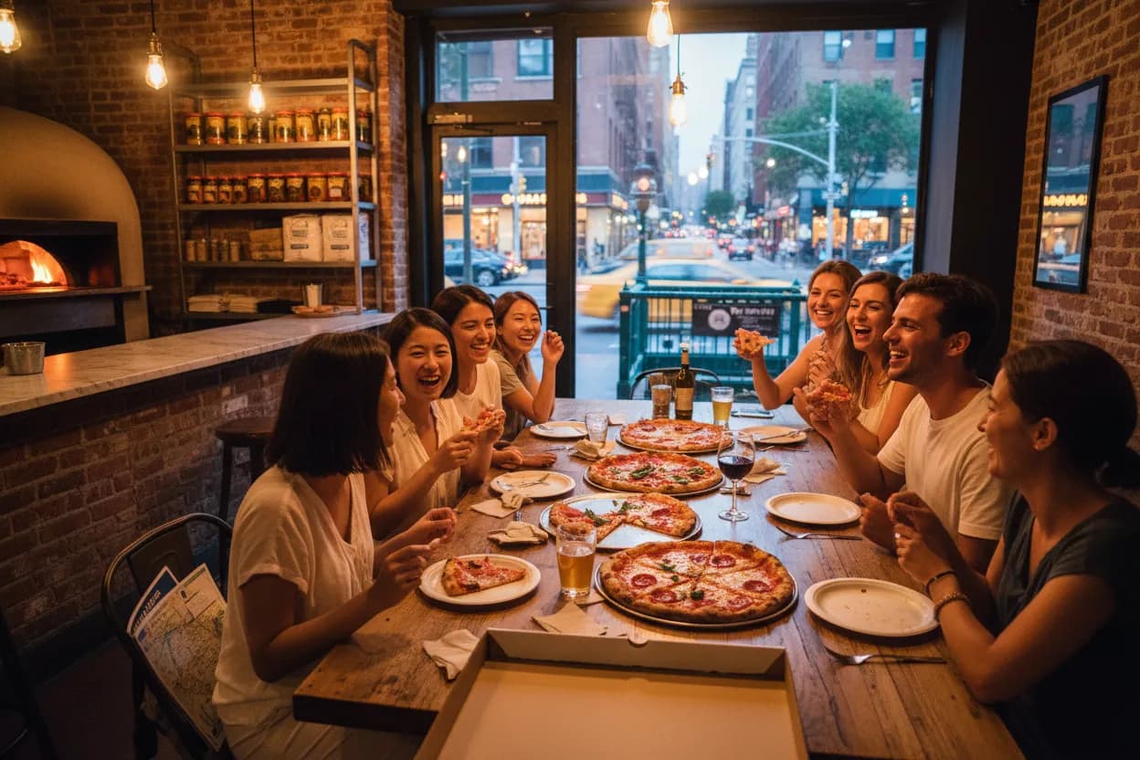 Local detail for Best Pizza in NYC for Late Summer Group Dinners