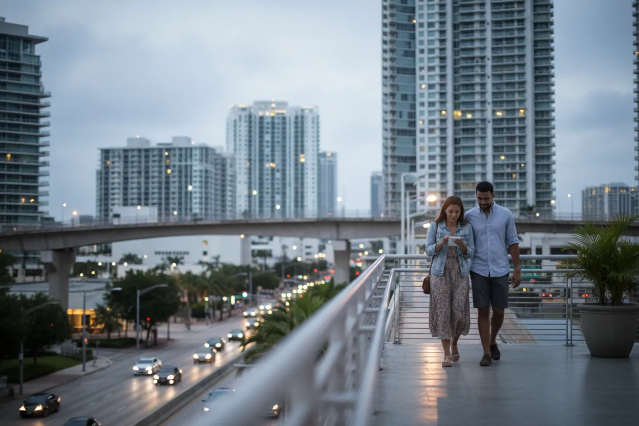 Practical city scene for Miami Events Guide for Weeknight Pop-Ups and Social Plans