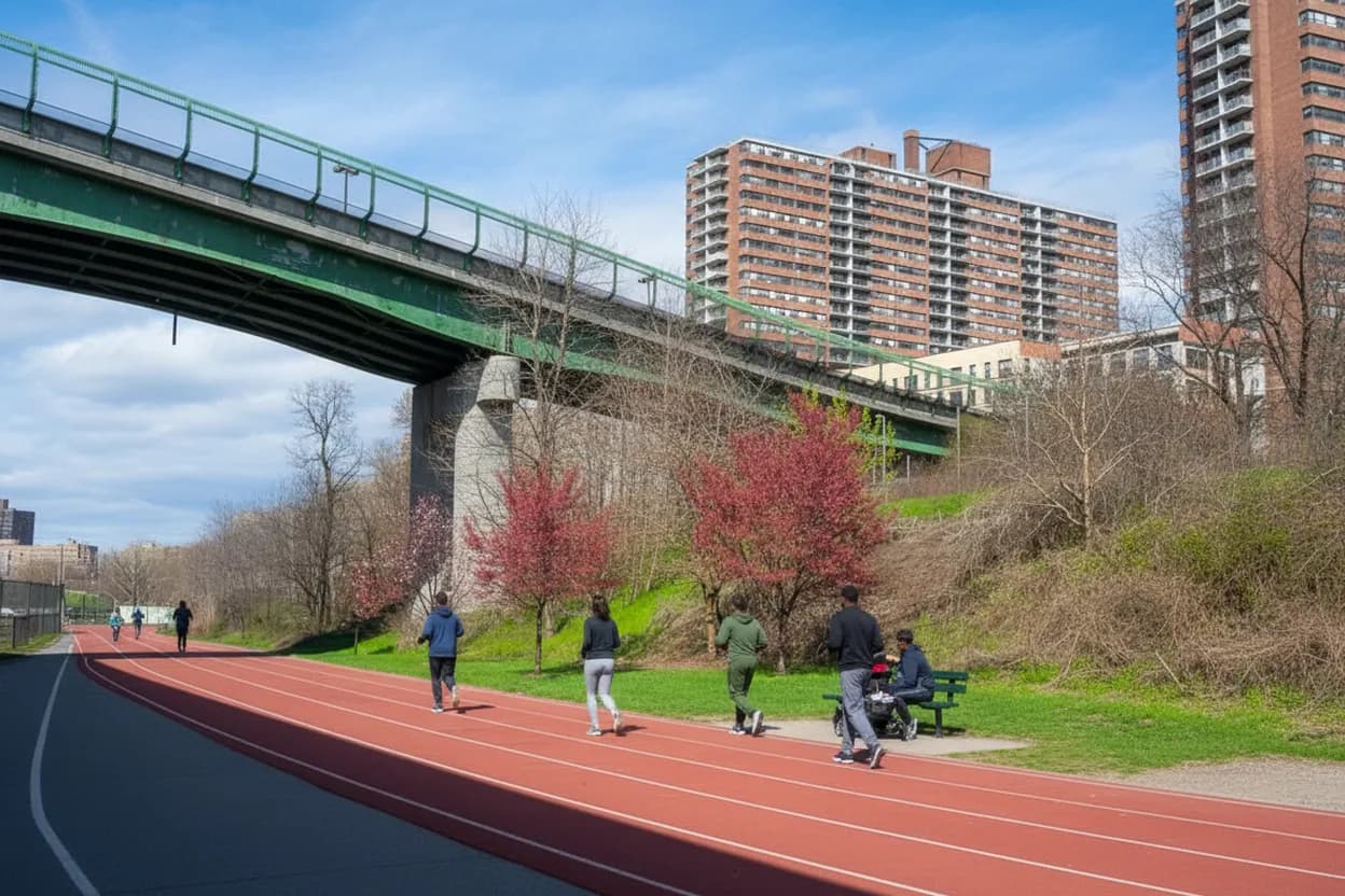 Cover scene for Riverbank State Park Track Reset for Harlem Students Testing Mornings