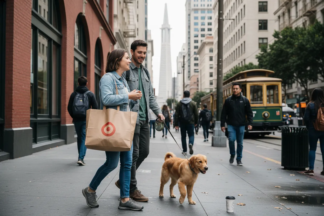 Practical city scene for San Francisco Target Guide for Errands Before Park Days