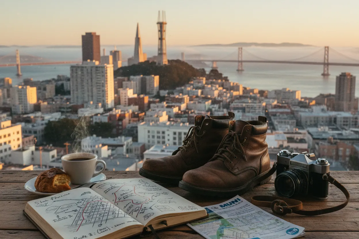 Realistic city scene for cole hauser: A Practical San Francisco Neighborhood Guide