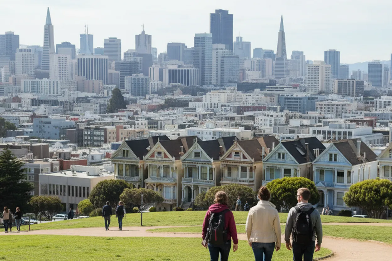 San Francisco experience scene for Exploring San Francisco's Iconic Sitcom Filming Locations on Foot