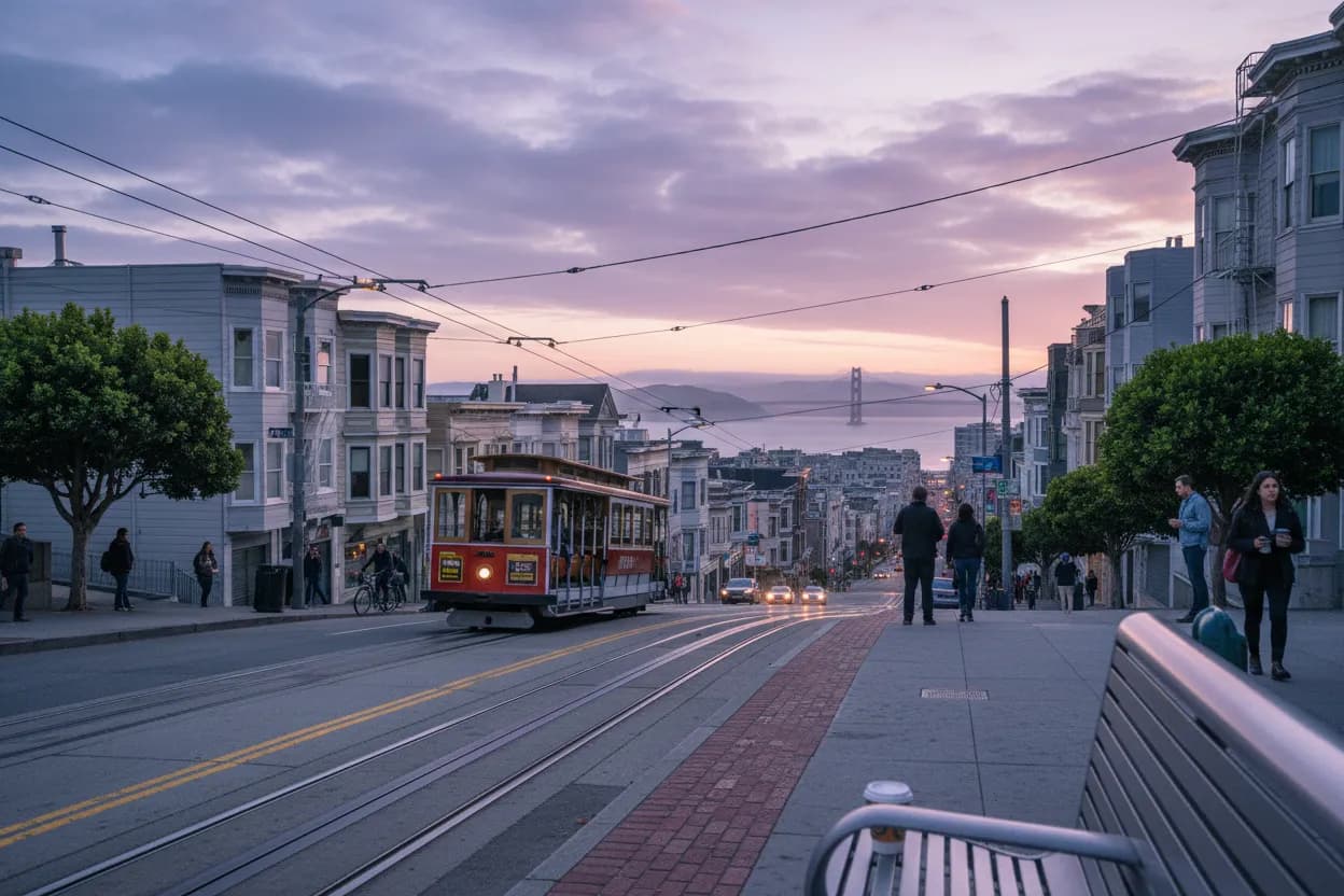 Realistic city scene for violet hensley: A Useful San Francisco City Guide