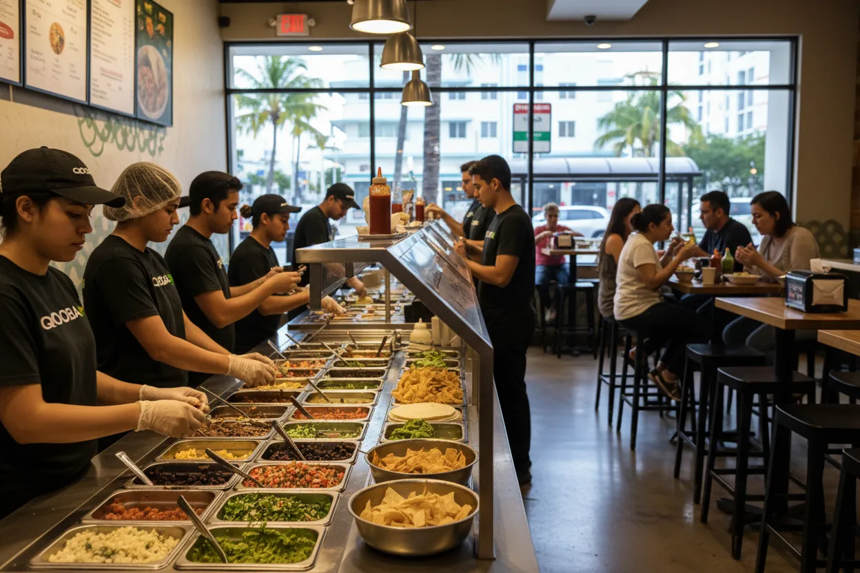 Local detail for Miami Qdoba Near Me: Fast Mexican Lunch Guide