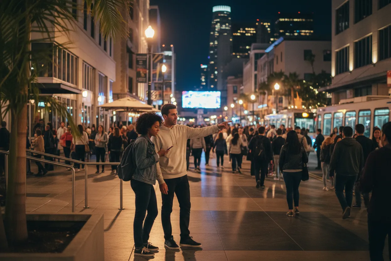 Practical city scene for mercedes russell: How to Plan a Los Angeles Viewing Night